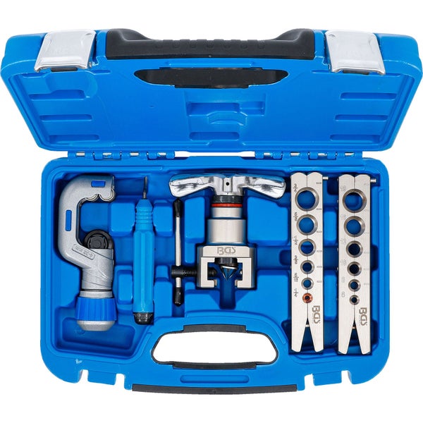 Rohrbiegegerät Set im blauen Werkzeugkoffer