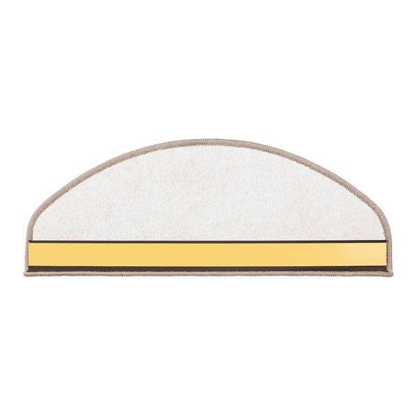 FLOORDIREKT Stufenmatte Ponto - Unempfindlich & Pflegeleicht - Beige - Rechteckig - 23,5 x 65 cm