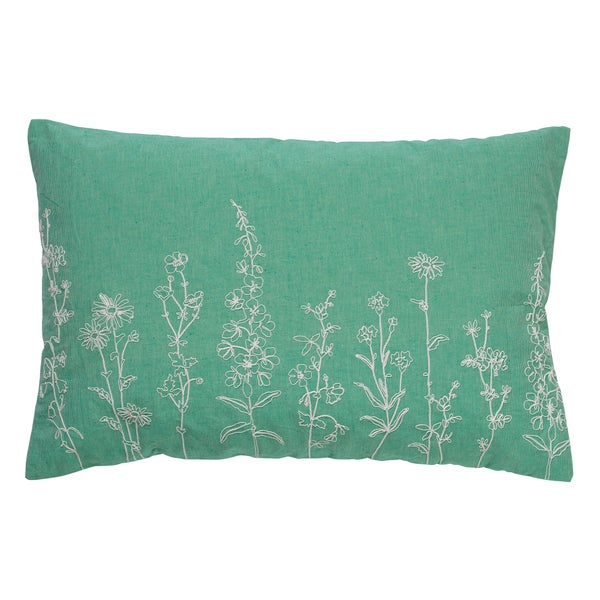 Madelin Kissenbezug - Mit Blumenmuster 40x60 cm, Grün