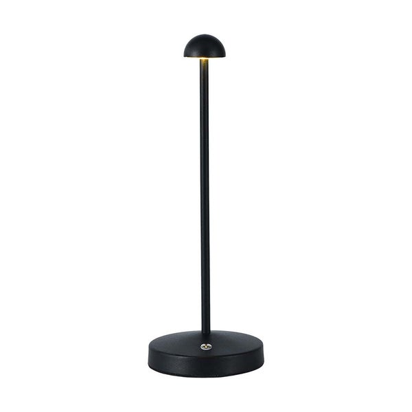 Wiederaufladbare Tischlampen - IP20 - Black Body - 1.6 Watt - 130 Lumen - 3IN1