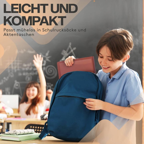 ACROPAQ - 12 x Ringbuch A4 - Mit 2 Ringen, Mit Rückenetiketten, Rückenbreite 2,5 cm, Wasser, Natur Farbkollektion - Ringhefter, Ringordner, Ordner A4 Schmal, Ringmappe A4, Schulordner