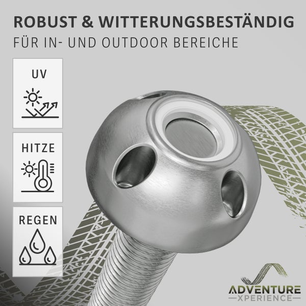 4+1 Anti-Diebstahl Muttern diebstahlhemmende Sicherheitsmutter Diebstahlsicherung V2A Edelstahl 4-LOCH (M8, 4 Muttern selbstsichernd + 1 Spezialnuss)