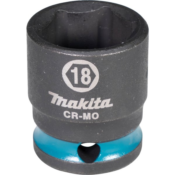 Makita E-15992 Steckschlüssel 3/8 SW18 Impact Black kurz