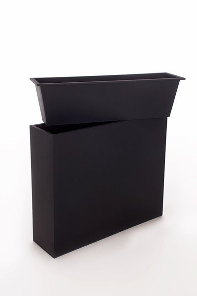 VIVANNO Raumteiler ELEMENTO 75x25x90 cm Zink Anthrazit matt