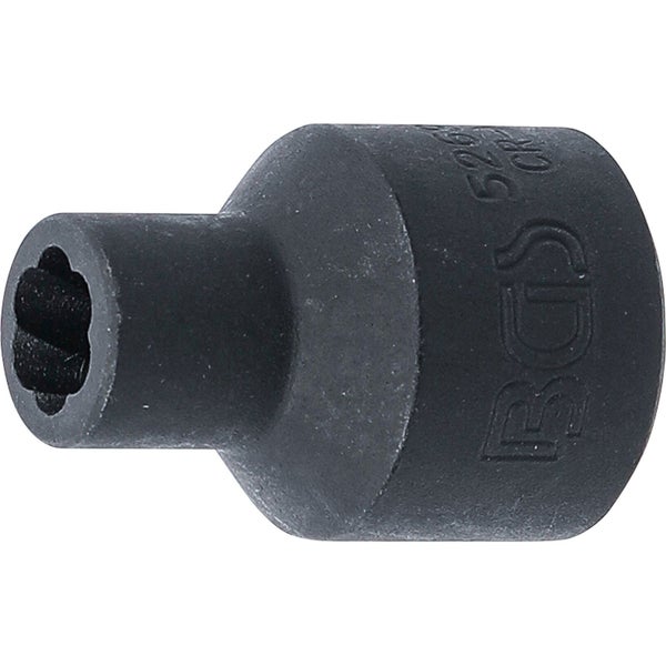 BGS Spiral-Profil-Steckschlüssel-Einsatz / Schraubenausdreher Antrieb Innenvierkant 12,5 mm (1/2) SW 8 mm - 5269-8
