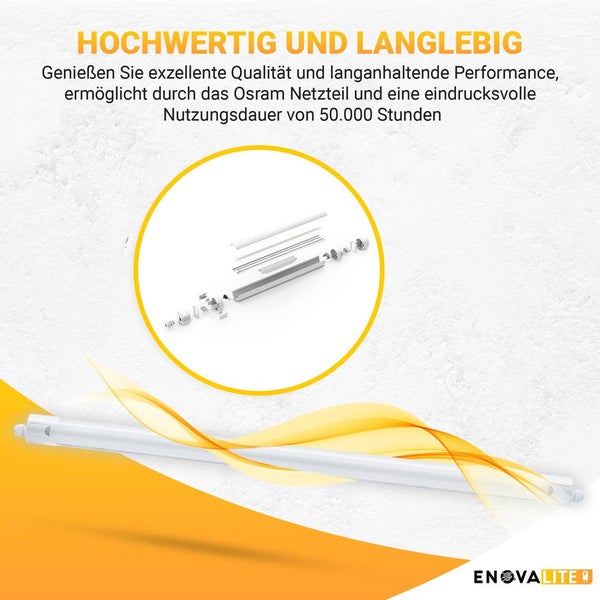 EnovaLite LED Röhre mit Osram Netzteil für hohe Qualität und lange Lebensdauer