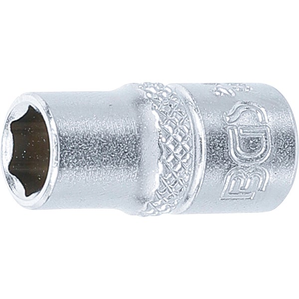 BGS Steckschlüssel-Einsatz Sechskant Antrieb Innenvierkant 6,3 mm (1/4) SW 7 mm - 2479