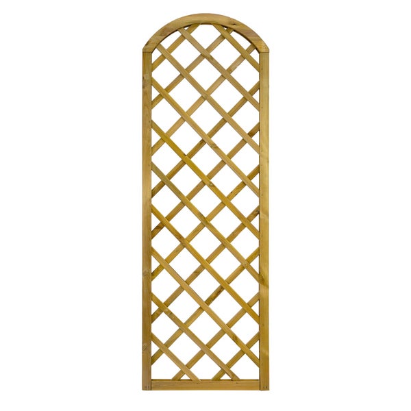 Holz Rankgitter mit abgerundeter Oberseite