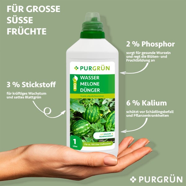 Purgrün Bio-Wassermelone-Dünger 1 Liter