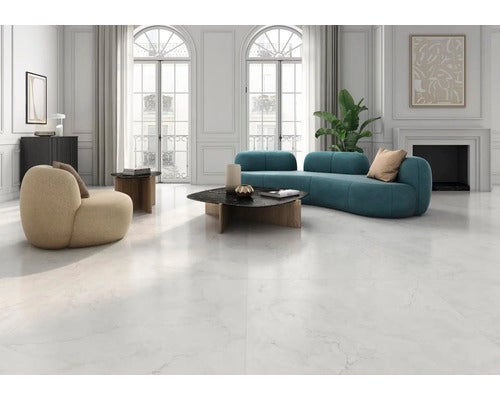 Wand- und Bodenfliese Pamesa Appollon white 60x120 cm Tiefenstruktur