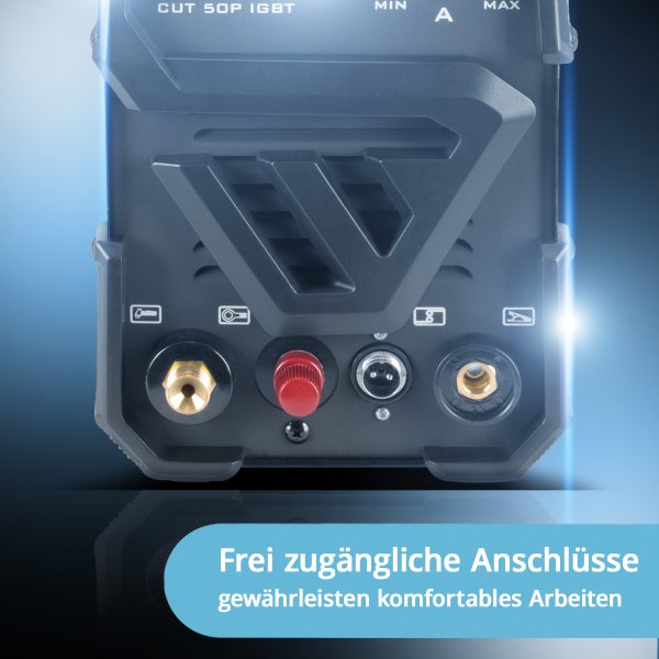 STAHLWERK Plasmaschneider CUT 50 Pilot IGBT mit Pilotzündung und 50 Ampere