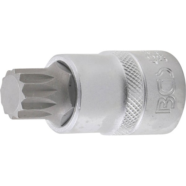 BGS Bit-Einsatz Antrieb Innenvierkant 12,5 mm (1/2) Innenvielzahn (für XZN) M16 - 4346