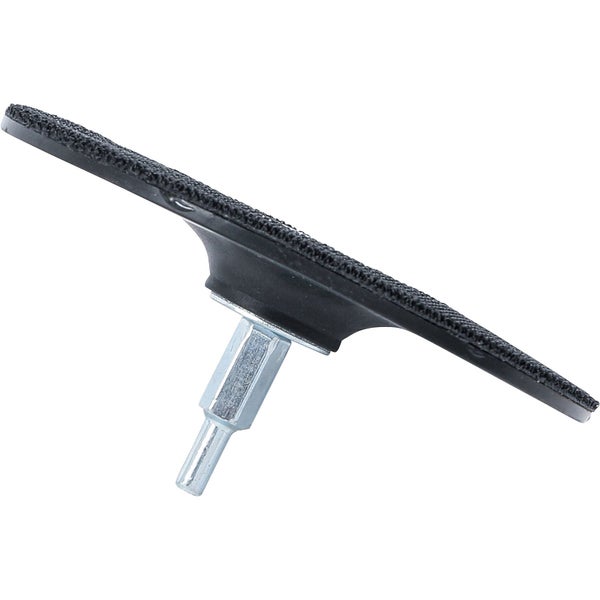 Schleifplatte mit Schaft