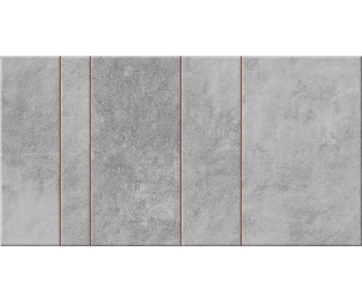 Feinsteinzeug Wandfliese Kian Pearl 31,6x60x0,95 cm glasiert poliert Rundkante