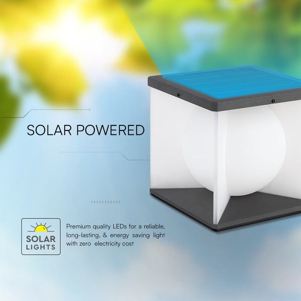 Solarleuchte mit LED Technologie für den Aussenbereich