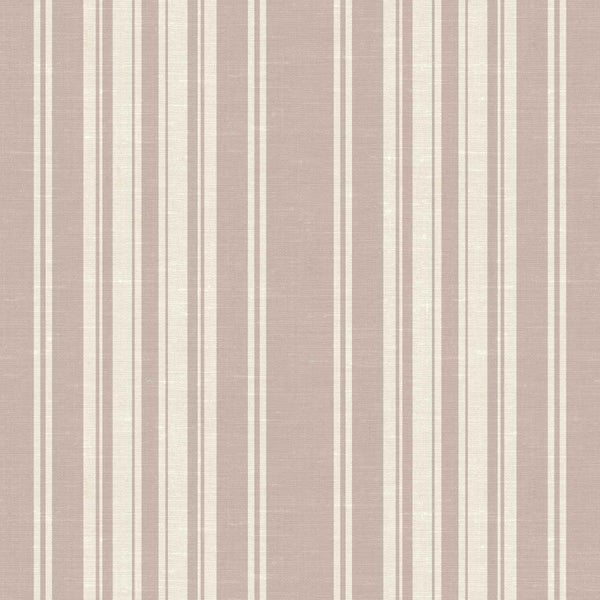 Tapete mit klassischem Streifenmuster im Textillook