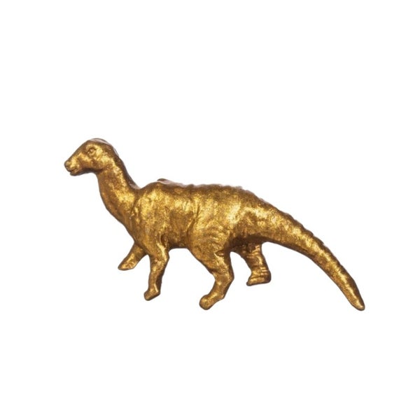 Goldener Dinosaurier-Schubladenknopf - Sass & Belle