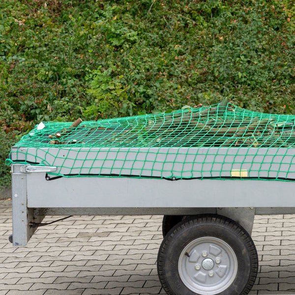 FLOORDIREKT Anhängerschutznetz - Befestigungsnetz zur Ladungssicherung - 5 x 7 m