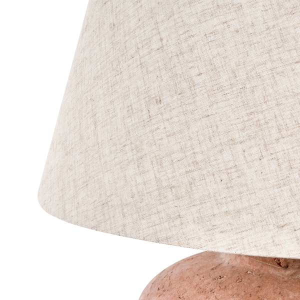 Tischlampe BARTON Keramik Braun