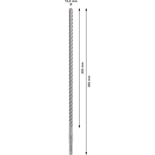 Bosch PRO SDS plus-5X Hammerbohrer 10 x 300 x 360 mm - 2608833802