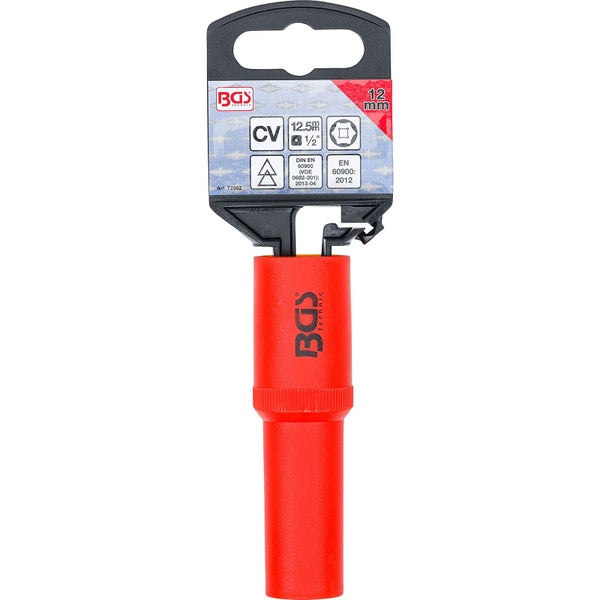 BGS technic Steckschlüssel mit Isolierung, 12 Millimeter