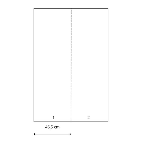 Produktmaß: 46,5 Zentimeter Breite