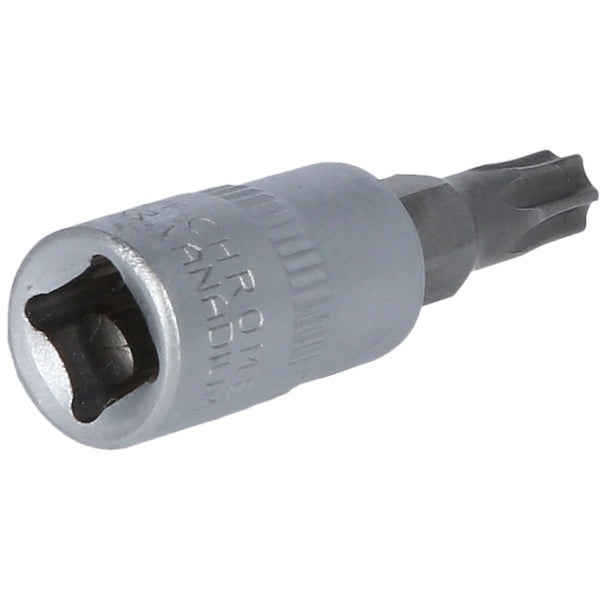 BRILLIANT TOOLS 1/4 Torx-Bit-Stecknuss mit Stirnlochbohrung TB27 - BT020985
