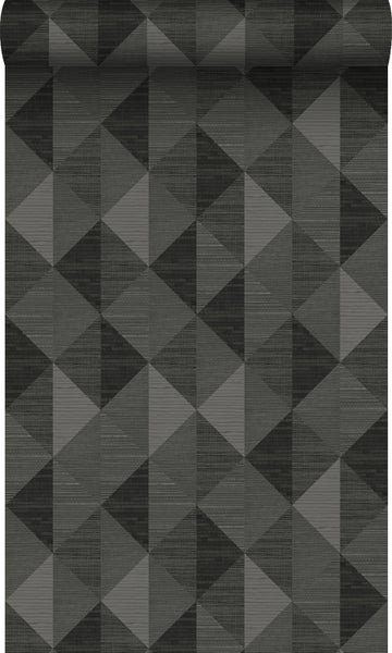 Origin Wallcoverings Tapete 3D Grasmuster Antrazitgrau - 50 x 900 cm - 347889