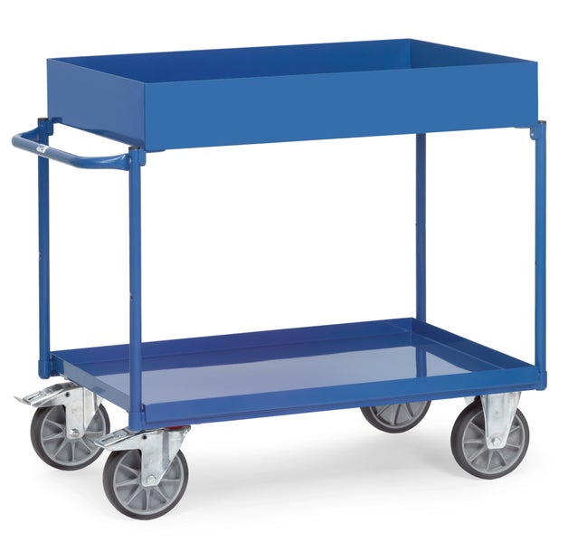 Transportwagen mit zwei Ablageflächen und Griff