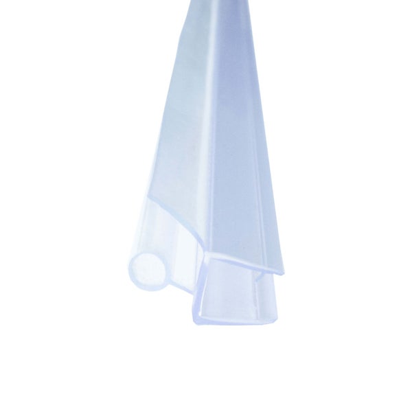 Duschdichtung aus Kunststoff für Glastüren mit Wasserabweisprofil.