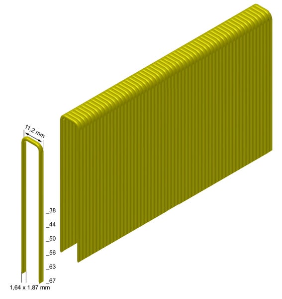 Prebena Heftklammern Q63CNKHA verzinkt