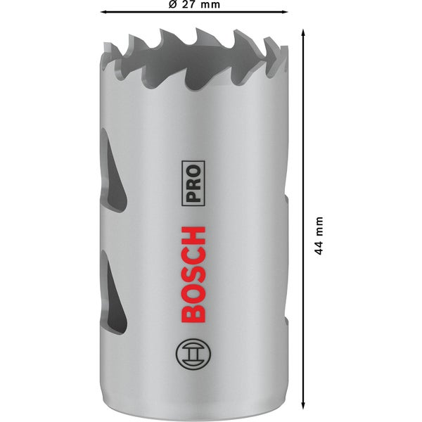 Bosch Pro Lochsäge mit den Maßen Durchmesser 27 Millimeter mal 44 Millimeter