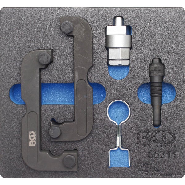BGS Werkstattwageneinlage 1/6: Motor-Einstellwerkzeug-Satz für Audi 2.4 / 2.8 / 3.0 TFSI - 66211