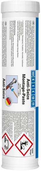 WEICON Anti-Seize Montagepaste|Schmier- und Trennmittelpaste|0,4 kg|anthrazit