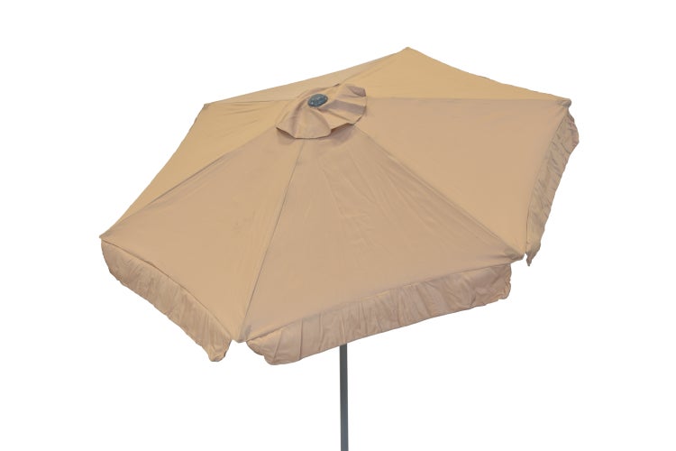 Sonnenschirm, rund 180 cm, beige