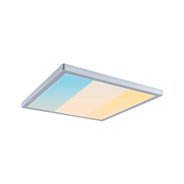 LED Panel Atria Shine IP44 eckig 298x298mm 15,7W 2100lm 3000 - 6500K Chrom matt