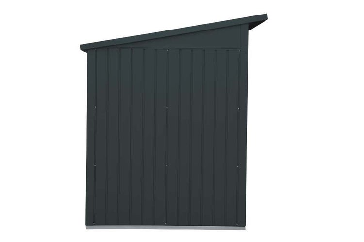 DURAMAX Metall-Gerätehaus 2x2m Gerätehaus aus Metall in Grau, Geräteschrank mit 0,5 mm Wandstärke Gartenhaus