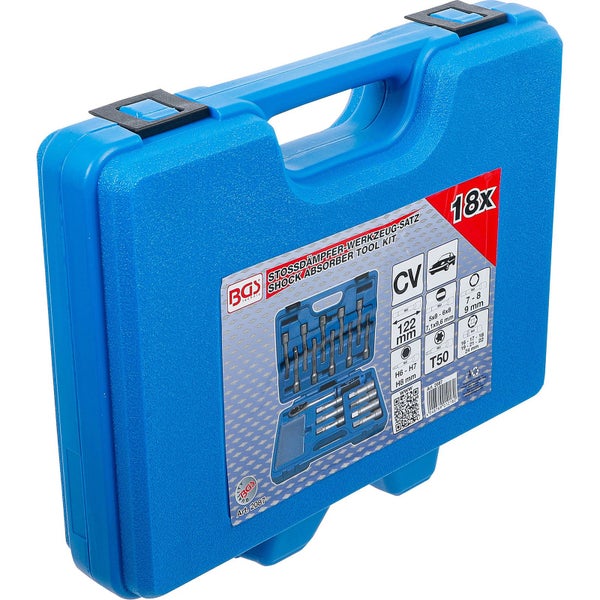 Stoßdämpfer Werkzeugsatz im blauen Koffer
