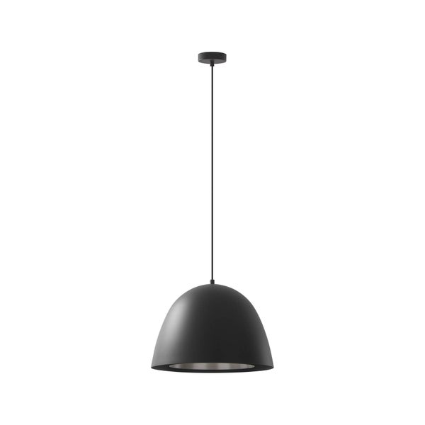 Lucande Delarion (Design, Modern) in Schwarz aus Aluminium (1 flammig E27) Wohnzimmerleuchte