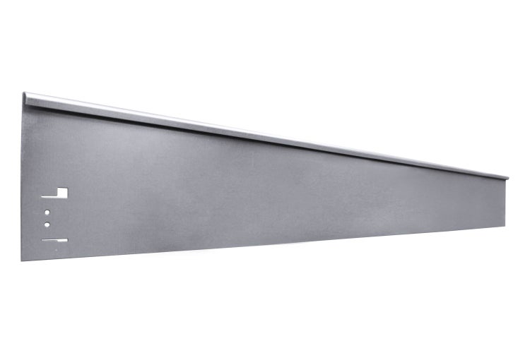 Rasenkanten Metall, Beeteinfassung Höhe 13.5 cm Länge 120 cm, Beetumrandung, Verzinkt, 5 Stück