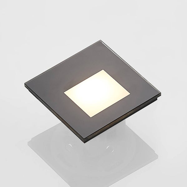 Arcchio LED Wandeinbaustrahler Vexi (Modern) in Schwarz aus Aluminium (1 flammig, ) Wohnzimmerleuchte