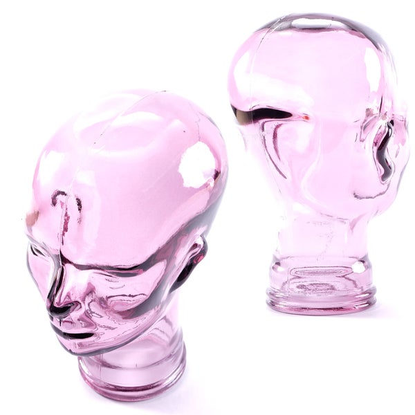 Kopfhörerständer MICK Glas transparent lila