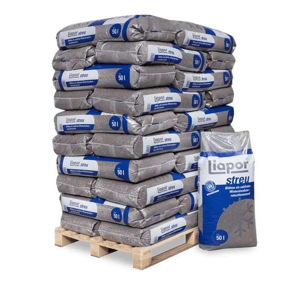 Liapor Blähton Winterstreu 50l x 30 Sack 1500l Palette