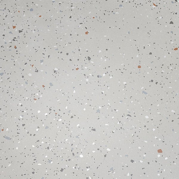 Fliese mit Terrazzo Optik und Sprenkeln in unterschiedlichen Größen