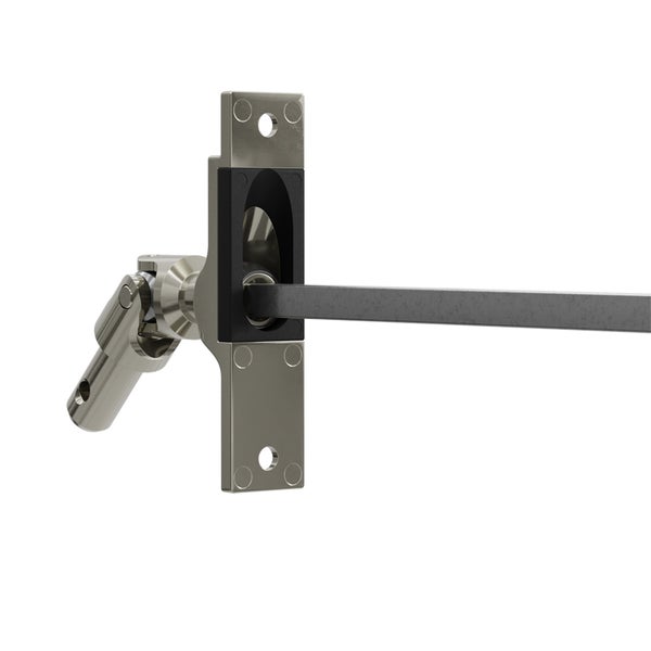 Geiger Gelenklager 45°- G040 | Grundplatte 17 x 73 mm | Kurbelzapfen 9,9 mm | 6 mm Vierkant - Länge 300 mm