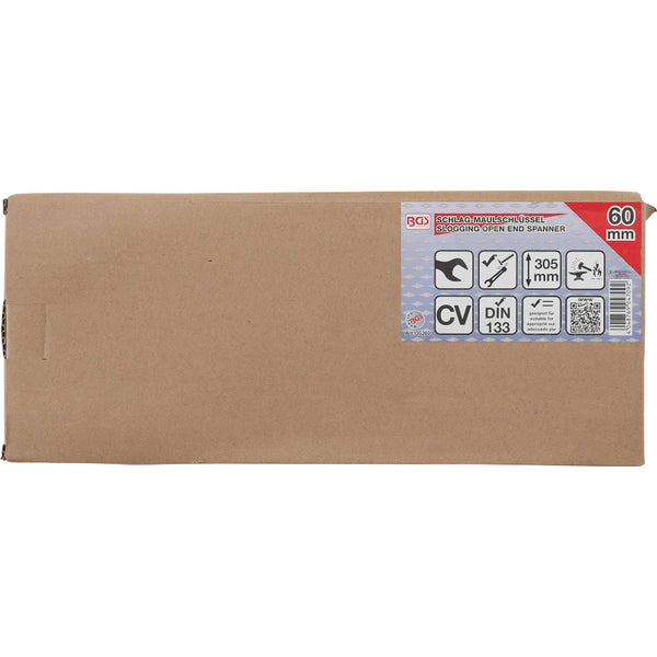 Verpackung eines BGS Schlag-Maulschlüssels, 60 Millimeter