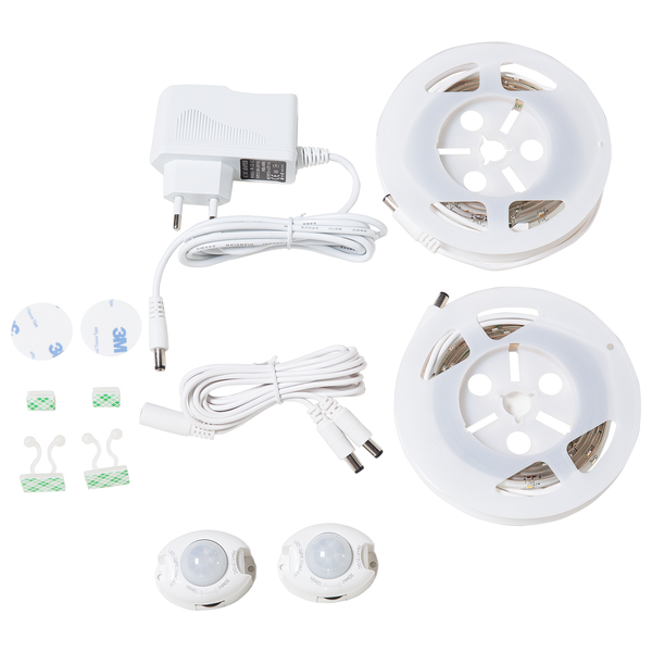 LED Streifen ATRATO 240 cm mit Bewegungsmelder Weiß