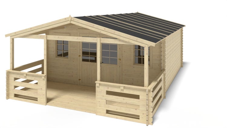Gartenhaus, Gerätehaus 35m2 - 5x5m - 40mm