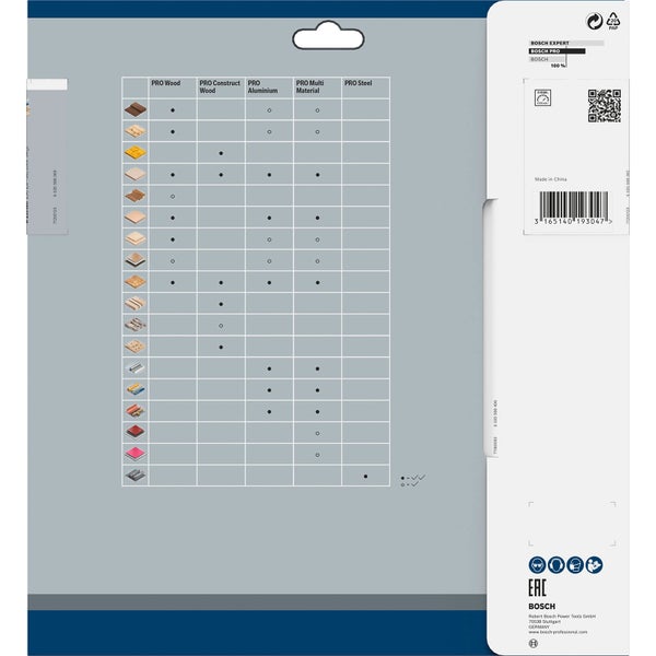 Bosch PRO Multi Material Kreissägeblatt 235 x 2,4 x 30 mm - 2608640514