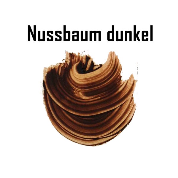 Farbmuster dunkel Nussbaum
